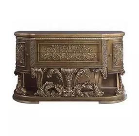 Constantine Brown and Gold 2 Door Server