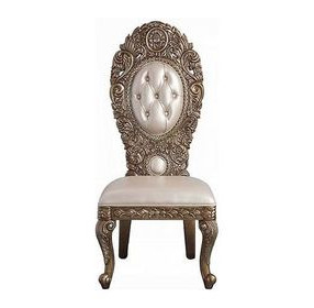 Constantine Gold Upholstered Side Chair Set of 2