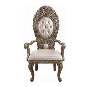 Constantine Gold Upholstered Arm Chair Set of 2