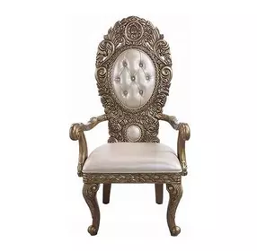 Constantine Gold Upholstered Arm Chair Set of 2