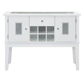 Elizaveta Gray and White 2 Door Server