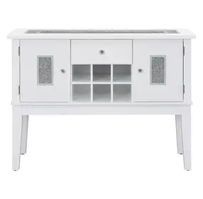 Elizaveta Gray and White 2 Door Server