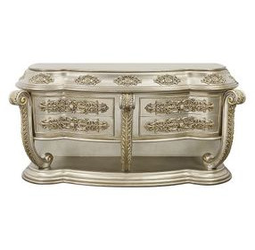 Danae Champagne and Gold 4 Drawer Server