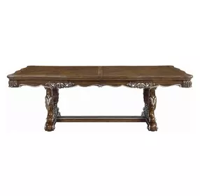 Latisha Antique Oak 114" Extendable Rectangular Dining Table