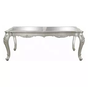Bently Champagne 96" Extendable Rectangular Dining Table