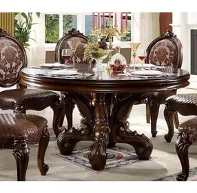 Versailles Cherry 60" Round Dining Table