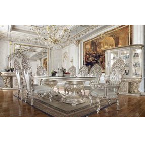 Sandoval Champagne Oval Dining Room Set