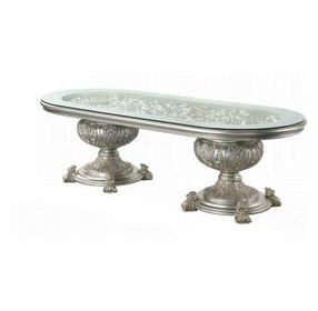 Sandoval Champagne 108" Oval Dining Table