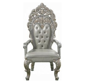 Sandoval Beige Upholstered Arm Chair Set of 2