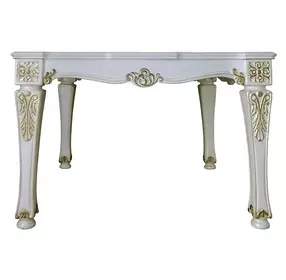 Vendome Antique Pearl 54" Square Counter Height Dining Table