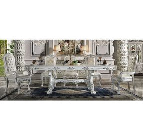 Dresden Bone White Extendable Rectangular Dining Room Set