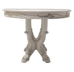 Dresden Bone White 48" Round Counter Height Dining Table