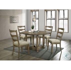 Parfield Weathered Oak Round Dining Room Set