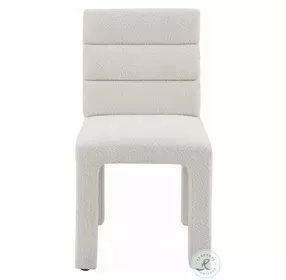 Hettie Beige Boucle Side Chair Set of 2