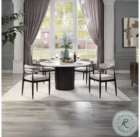 Jaramillo Gold and Rustic Espresso Rectangular Dining Room Set
