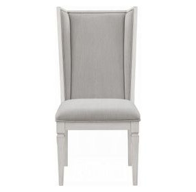 Katia Light Gray Upholstered Side Chair Set of 2