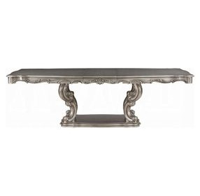 Ariadne Antique Platinum 102" Rectangular Dining Table