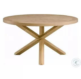 Kasem Oak 54" Round Dining Table