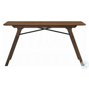 Kaela Walnut 59" Rectangular Dining Table