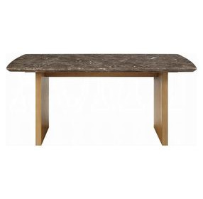 Jaramillo Natural 72" Rectangular Marble Top Dining Table