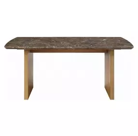 Jaramillo Natural 72" Rectangular Marble Top Dining Table