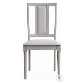 Marta Beige Linen and Natural Side Chair Set of 2