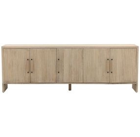 Isla Light Natural 5 Door Sideboard