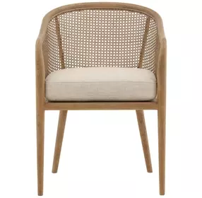 Camile Beige Upholstered Dining Chair