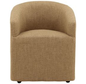 Breana Camel Upholstered Dining Chair