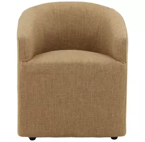 Breana Camel Upholstered Dining Chair