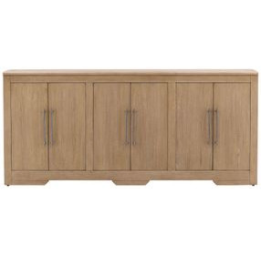Delacruz Natural 6 Door Sideboard