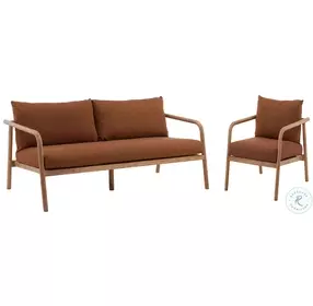 Aime Sienna And Natural Outdoor Living Room Set