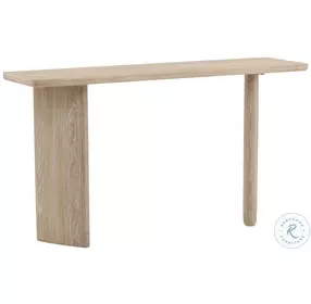 Indir Whitewash Console Table
