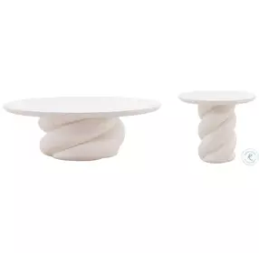 Nidi Ivory Outdoor Occasional Table Set