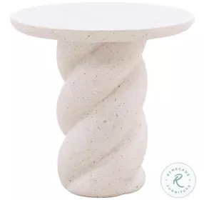 Nidi Ivory Outdoor End Table