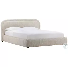 Ag Napa Beige King Upholstered Platform Bed