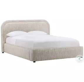 Ag Napa Beige Queen Upholstered Platform Bed