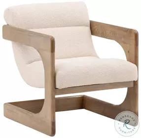 Bridge Everest Cream And Natural Occasional Chair