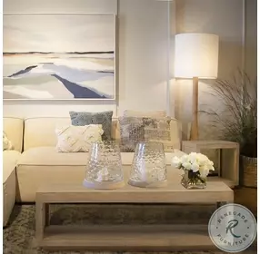 Vier Natural Warm Wash Sealed Occasional Table Set