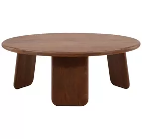 Winsor Brown Round Coffee Table