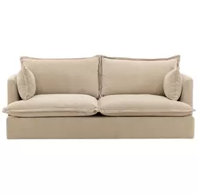 Monica Moss Sand 84" Sofa