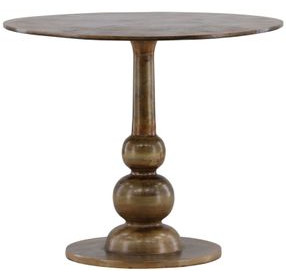 Ansari Brass 35" Round Bistro Table