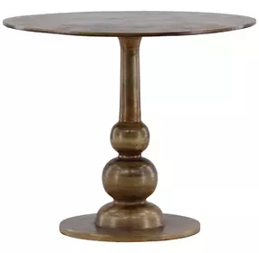 Ansari Brass 35" Round Bistro Table