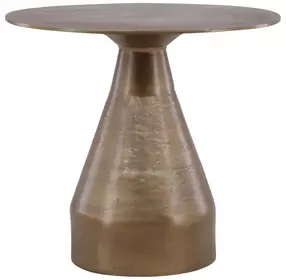 Brema Antique Brass 32" Round Bistro Table