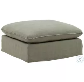 Vivia Easton Forest Slipcover Ottoman