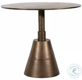 Sunbur Oil Brass Bistro Table