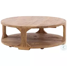 Emi Natural Wood Sealed 48" Coffee Table