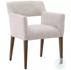 Booke Cream And Dark Natural Dining Chair