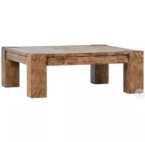 Parso Antique Natural And Water Sealed Coffee Table