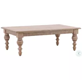 Mera Antique Natural And Water Sealed 54" Coffee Table